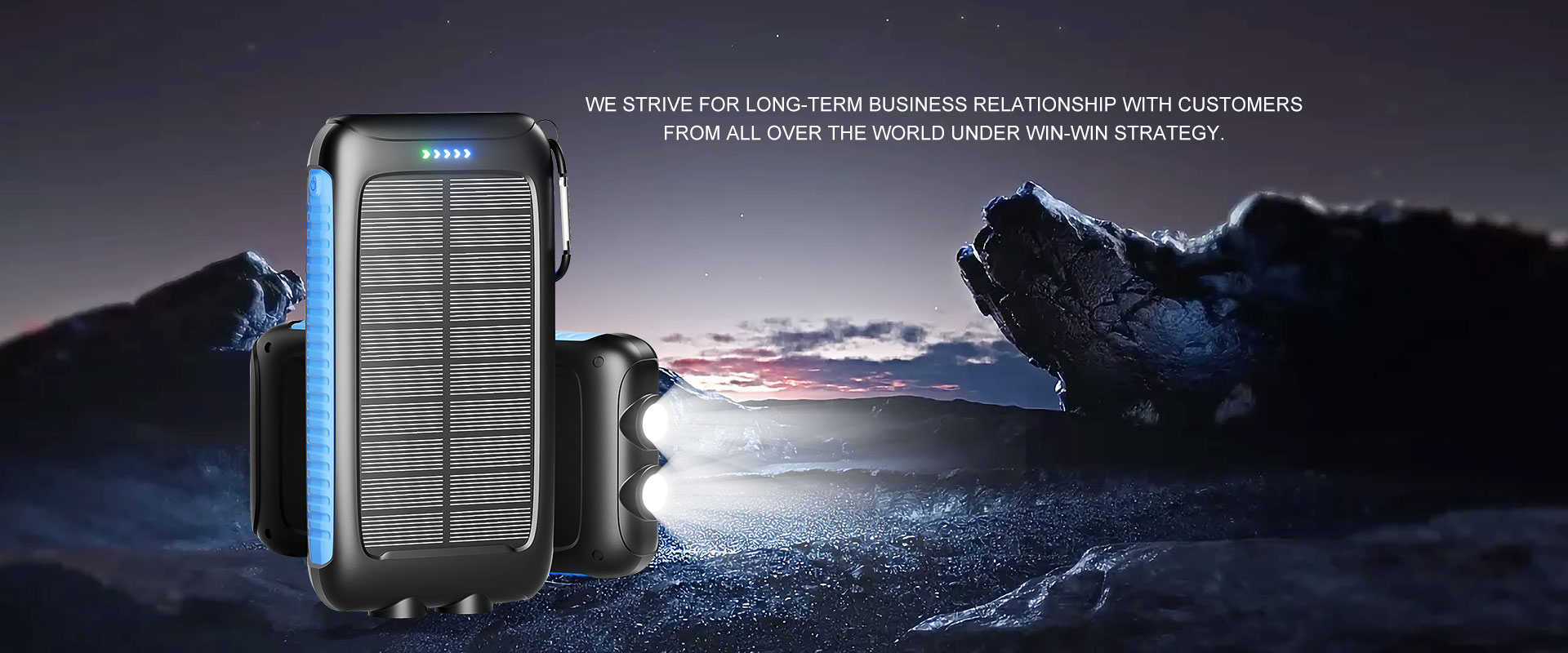 Kina 10000mah Solar Power Bank