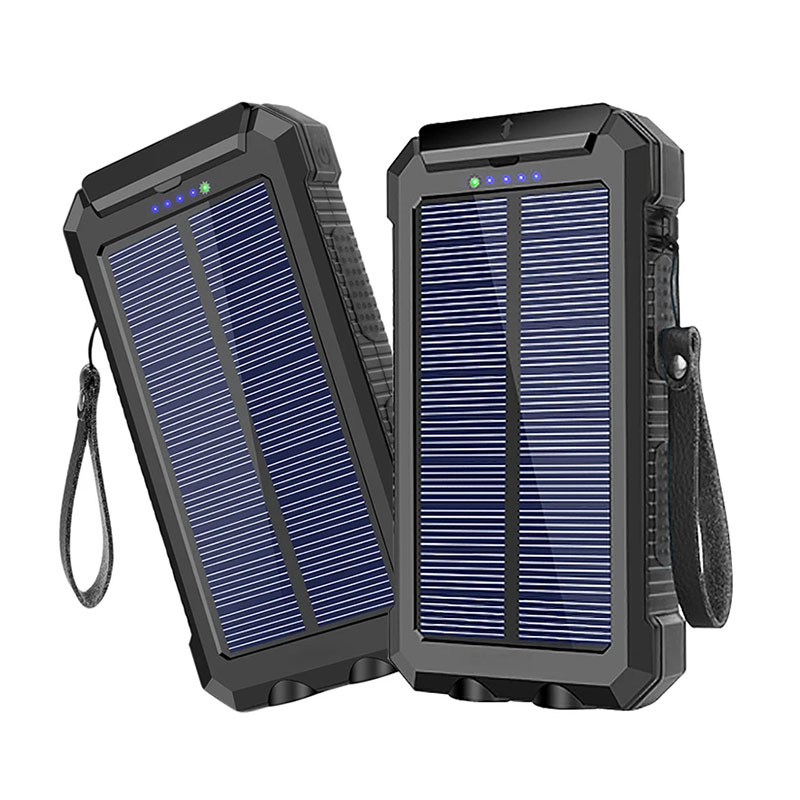 Mini Solar Power Bank Nyckelring 30000mAh
