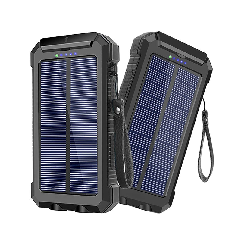 Bärbar Solar Power Bank 10000mAh