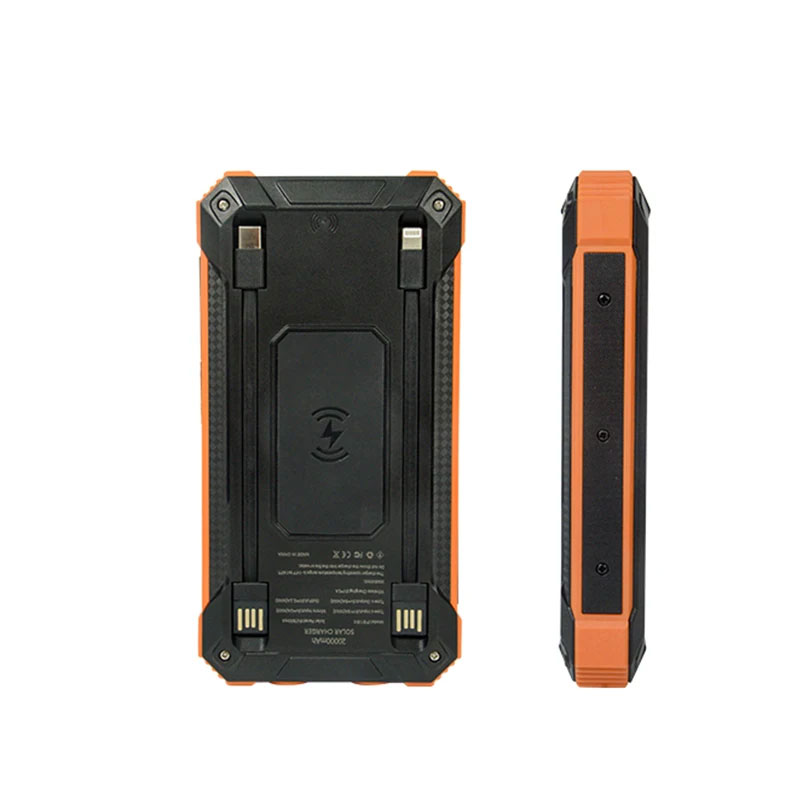 Kombination av solladdare och batteripaket