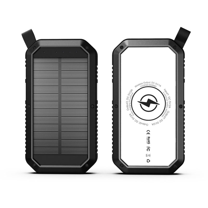 Solar Power Bank 20000mAh vattentät