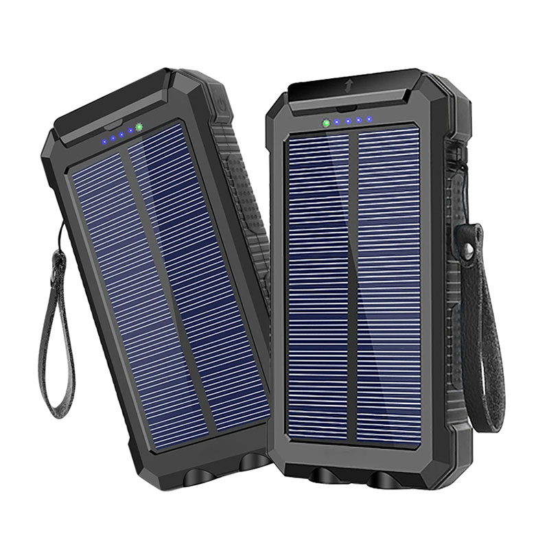 Solar Power Bank Snabbladdning för mobiltelefon